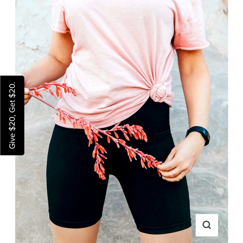 Postpartum belly support leggings/ shorts,  size S, Blanqi